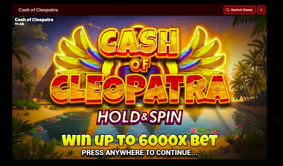 Register and start playing for real winnings!